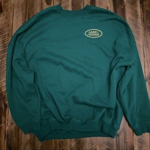 Pacsun Land Rover Logo Crewneck Sweatshirt